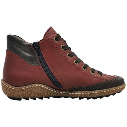 Rieker L7500-35 Eagle Water Resistant Lace-Up Ankle Boots