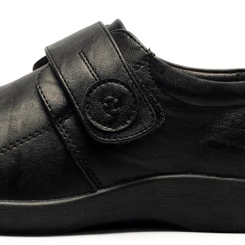Miss Shoes X Wide Single Bar Flats