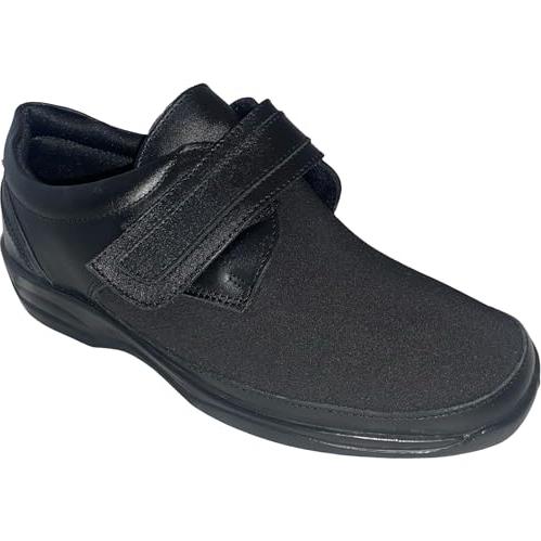 Miss Shoes X Wide Touch Fastening Flats