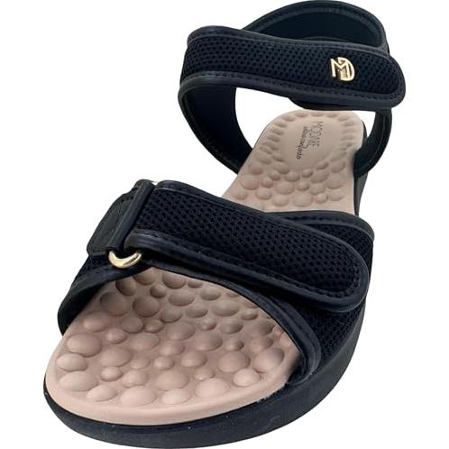 Miss Shoes Two Strap Sandals With