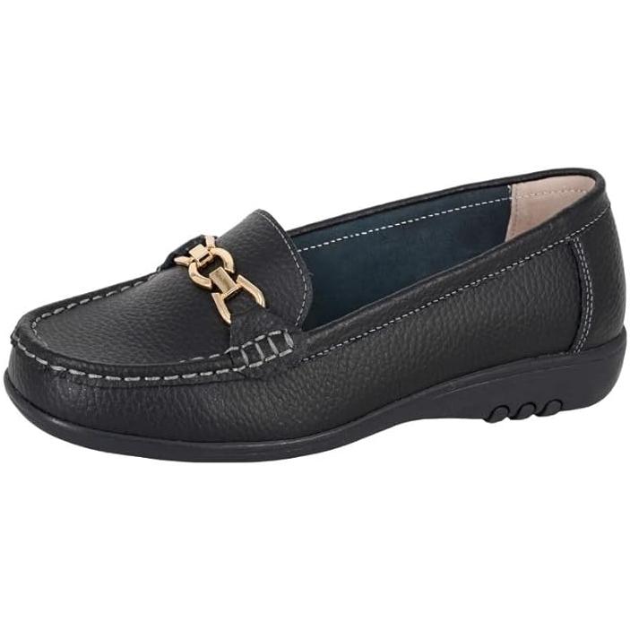 Miss Shoes Saddle Loafer Flats