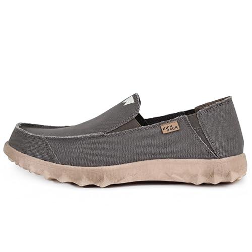 Kickback Couch Classic Men's Slip-On or Slide in Canvas Loafers Shoes