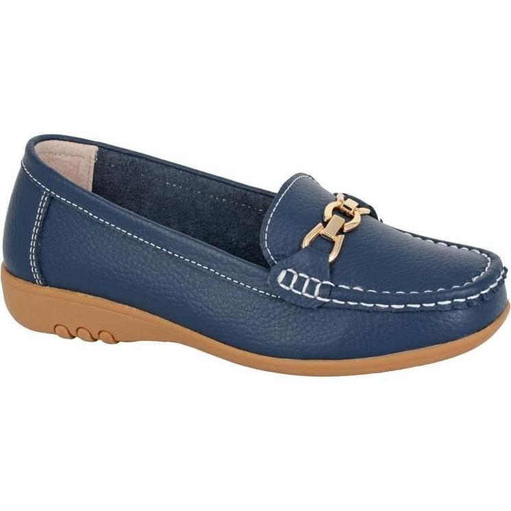 Miss Shoes Saddle Loafer Flats