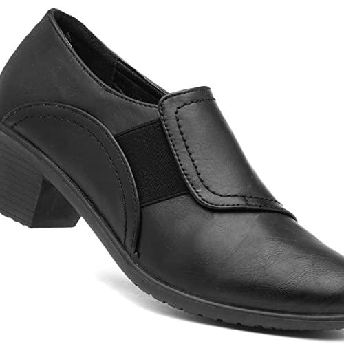 Cushion Walk Louise Womens Black Heel Shoes