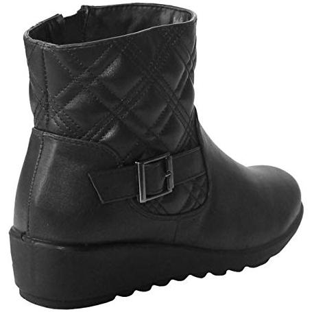Cushion Walk Chelsea Womens Ladies Lightweight Zip Up Girls Casual Comfort Ankle Boots UK Sizes 4-8