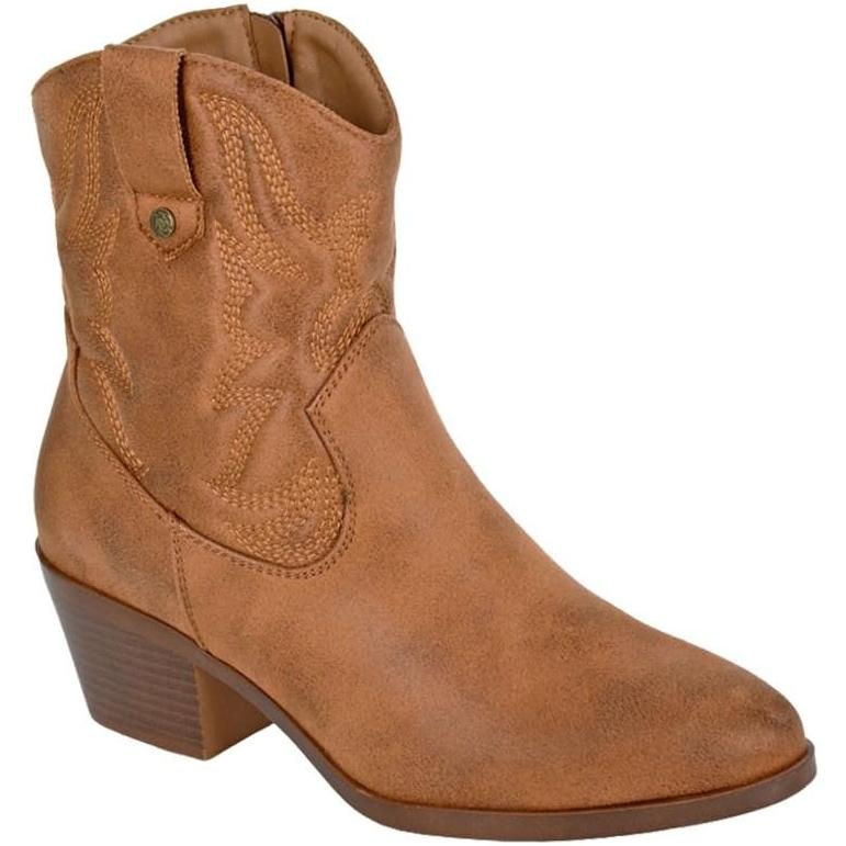 Miss Shoes Western Ankle Boot Boots