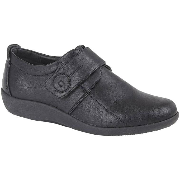 Miss Shoes X Wide Single Bar Flats
