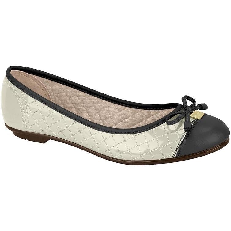 Miss Shoes Quilted Ballet Flat With Flats