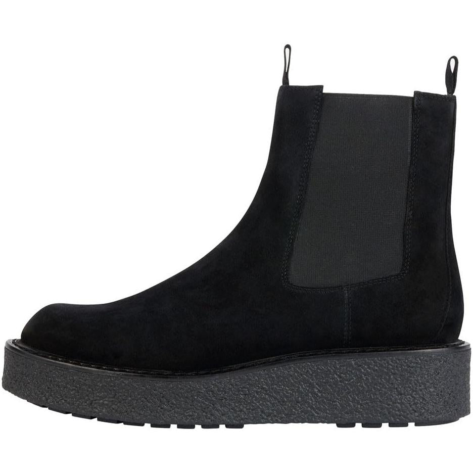 Geox ELIDEA Women's Suede Ankle Boots Black