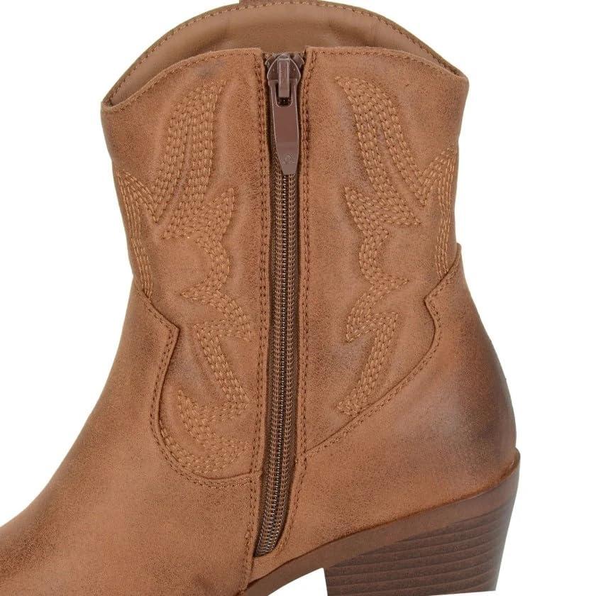 Miss Shoes Western Ankle Boot Boots