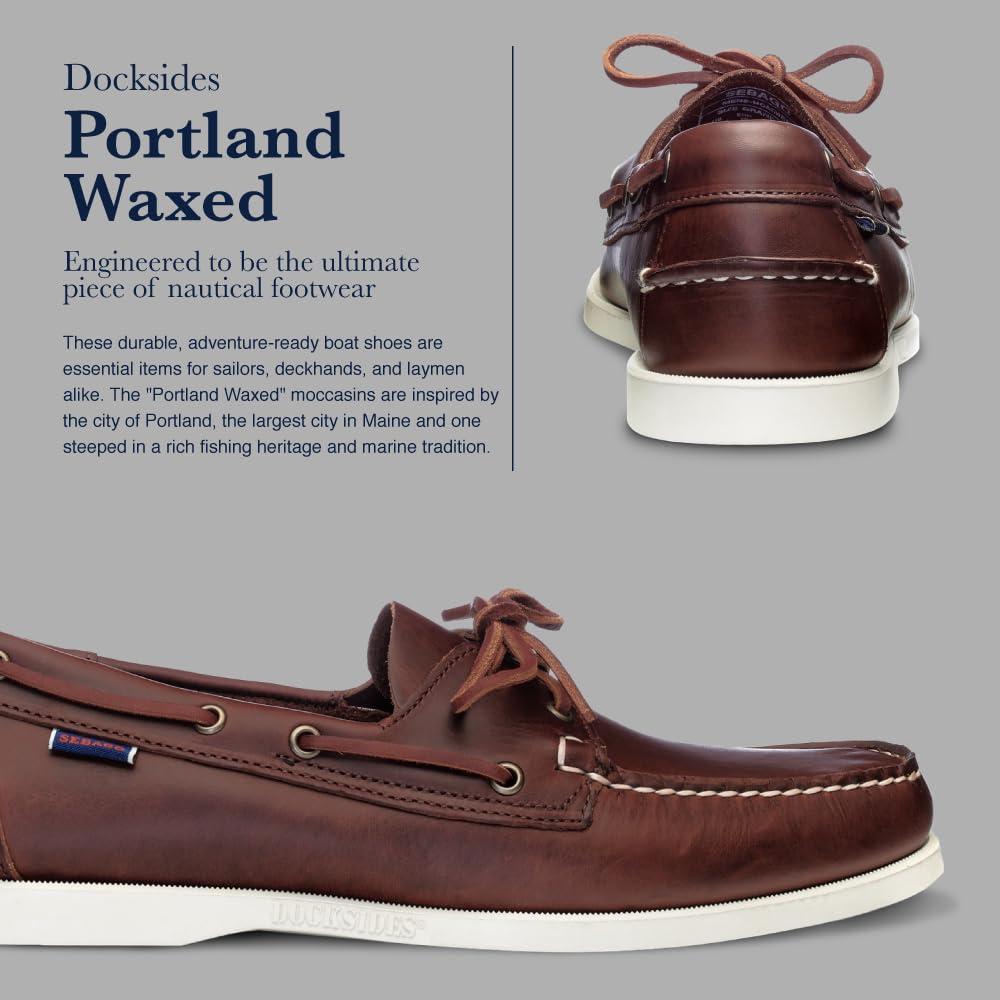 Sebago Docksides Portland Waxed Shoes