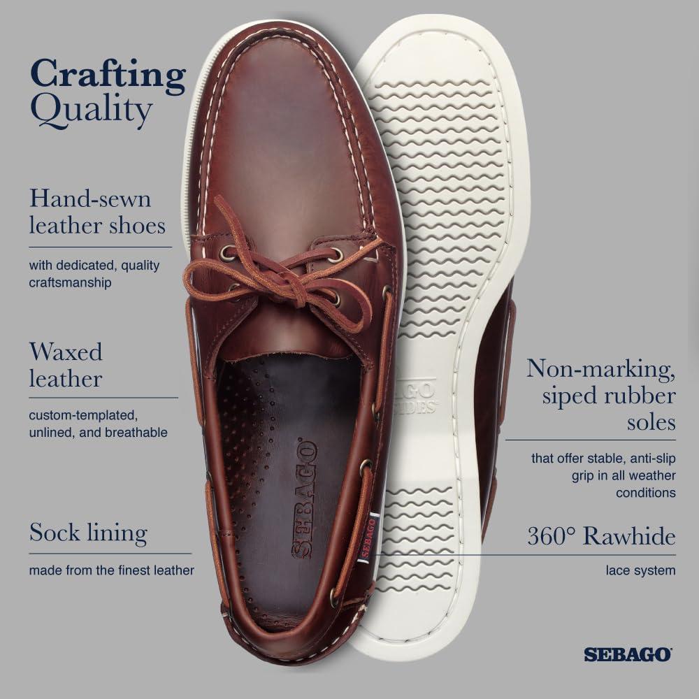 Sebago Docksides Portland Waxed Shoes