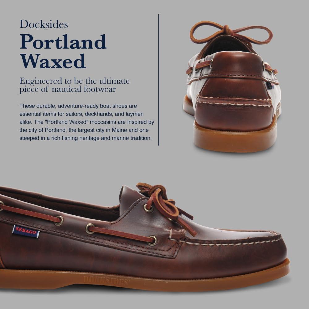 Sebago Docksides Portland Waxed Shoes
