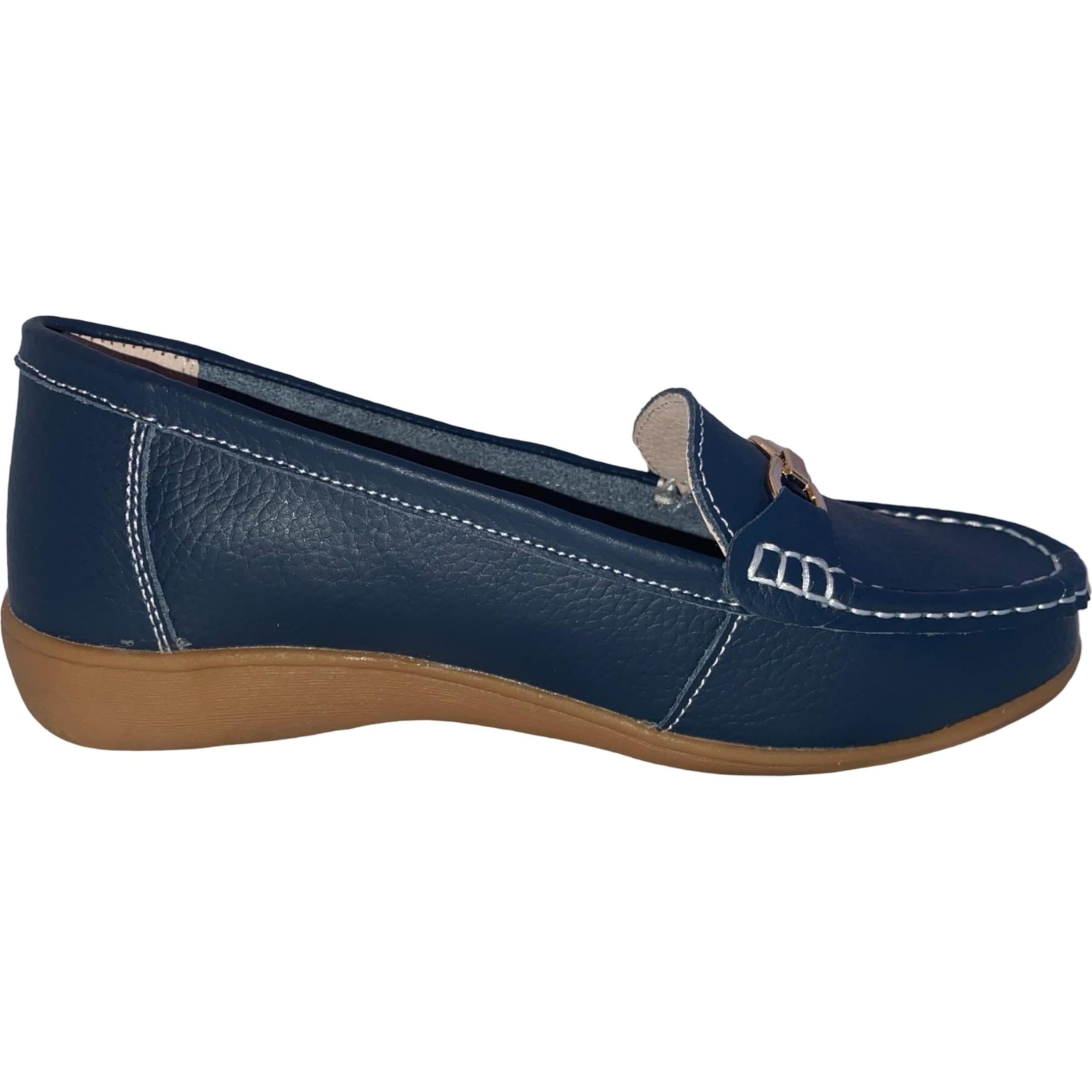 Miss Shoes Saddle Loafer Flats