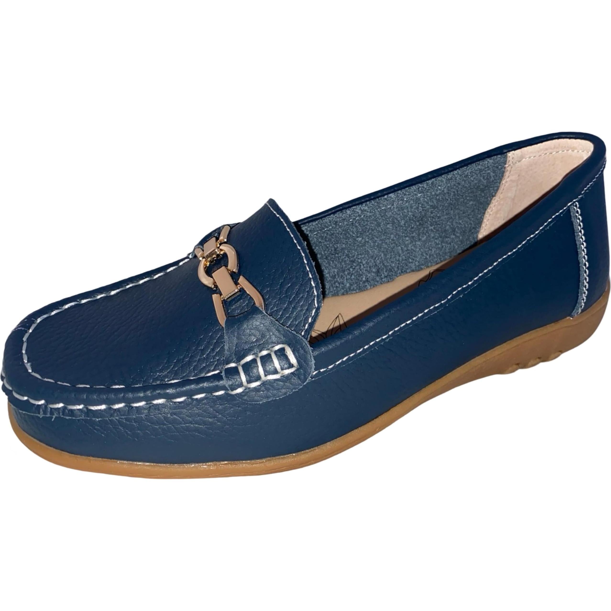 Miss Shoes Saddle Loafer Flats