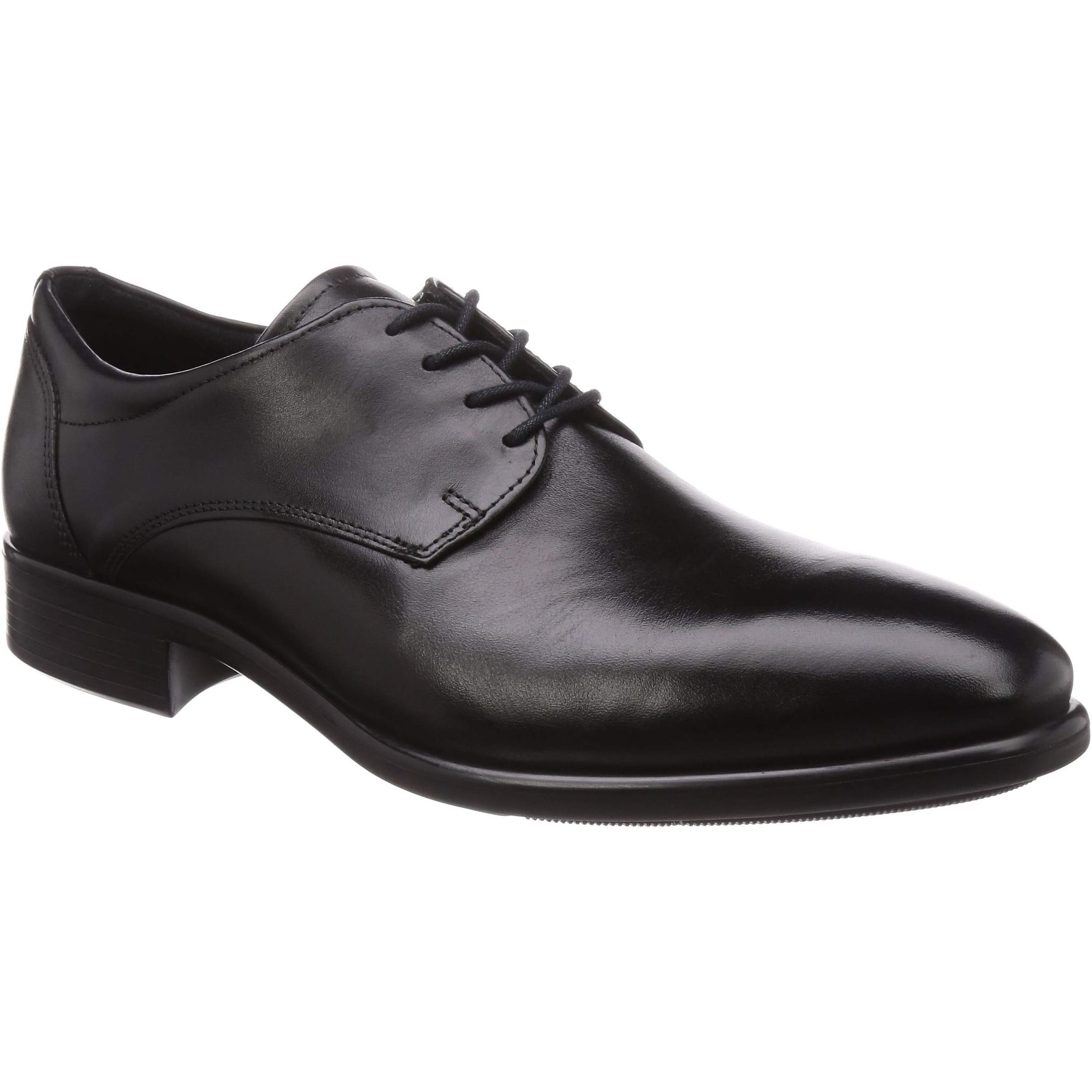 Ecco Citytray Plain Toe Tie Trainers