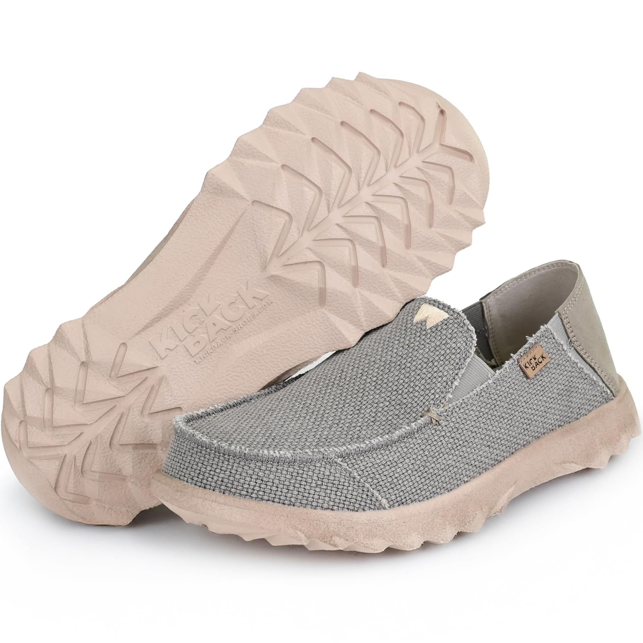 Kickback Couch Classic Men's Slip-On or Slide in Canvas Loafers Shoes