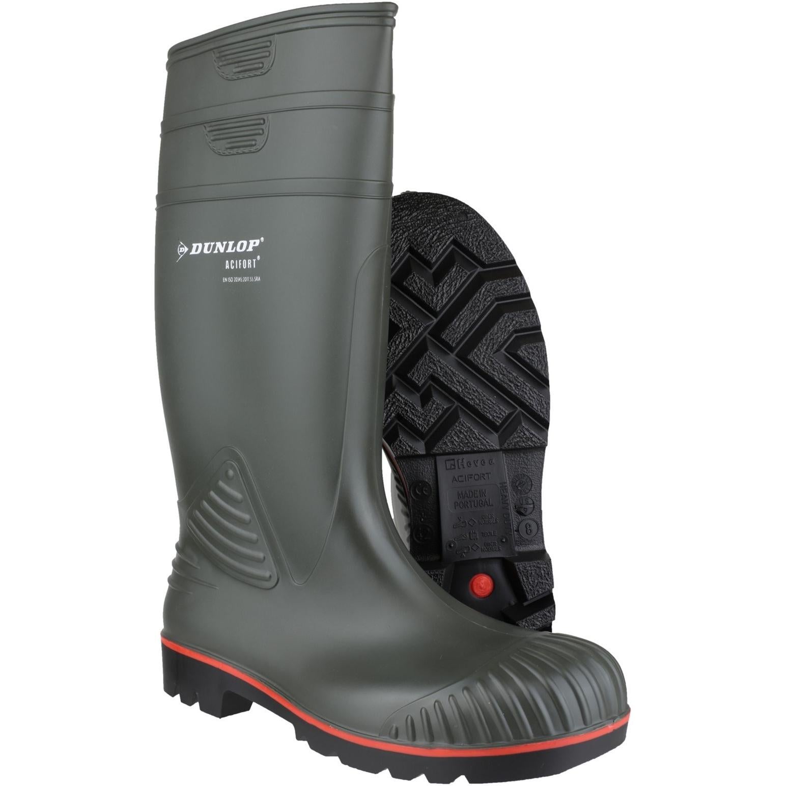 Dunlop Acifort Heavy Duty Full Safety Wellington Shoes