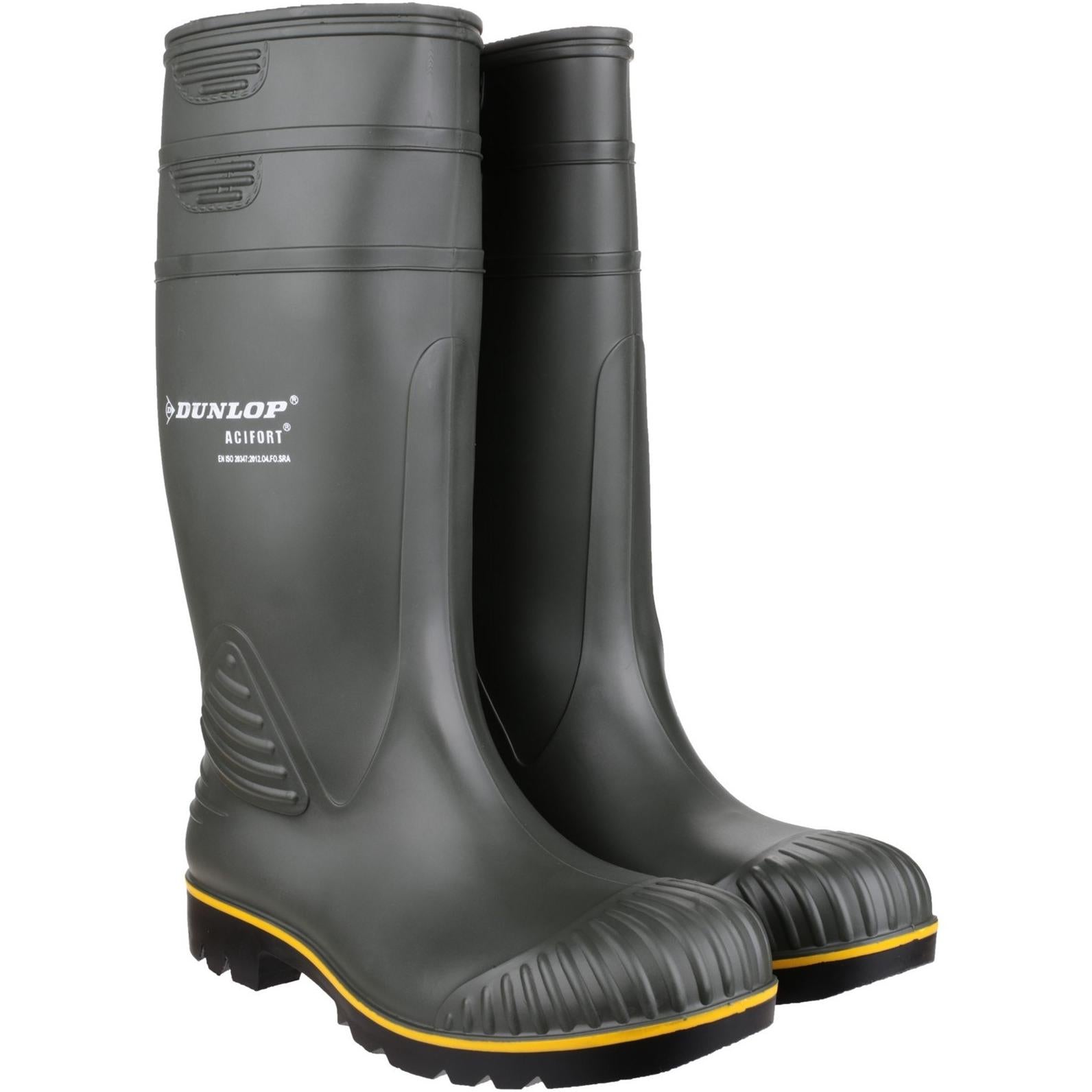 Dunlop Acifort Heavy Duty Non Safety Wellington Boots