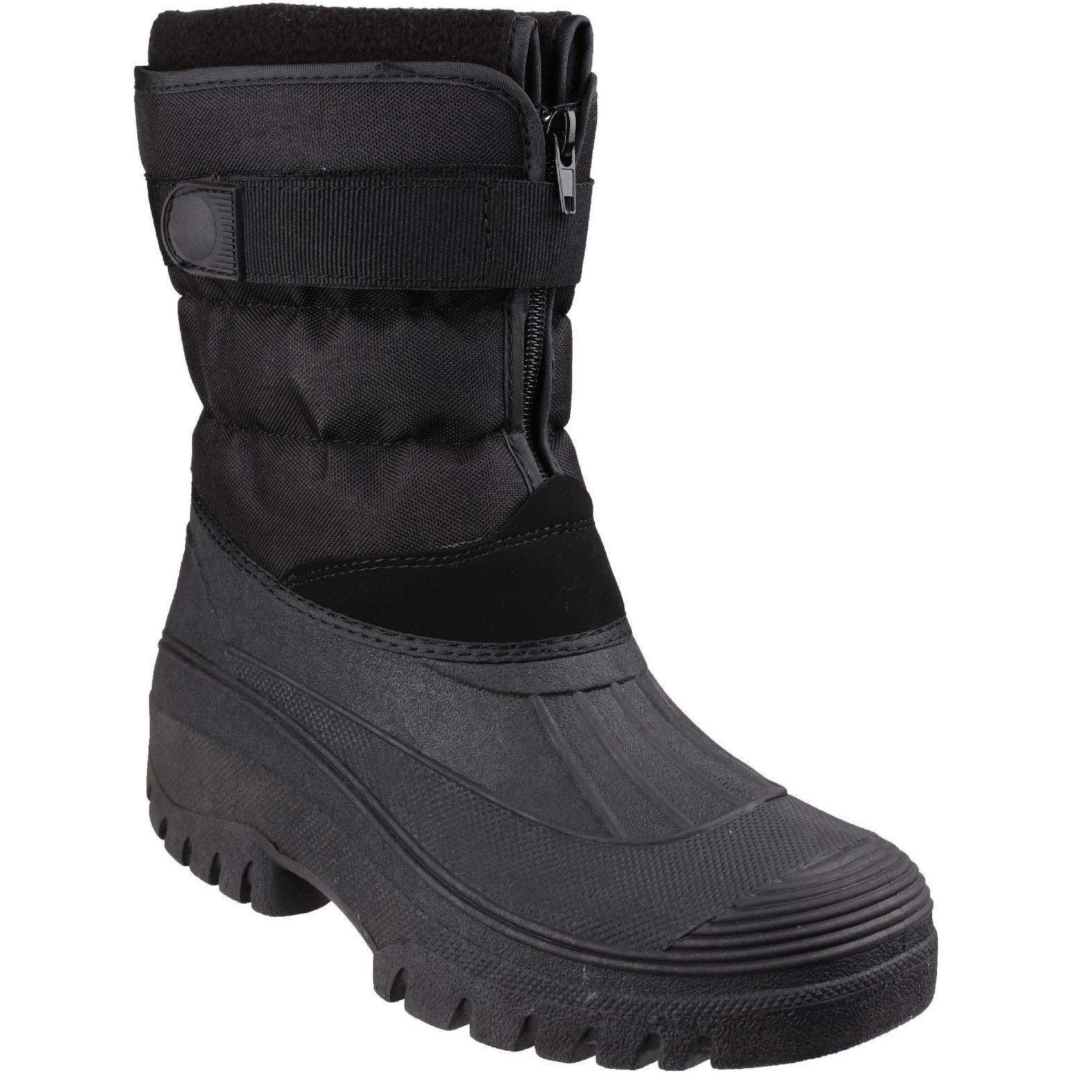 Cotswold Chase Touch Fastening and Zip up Winter Boot