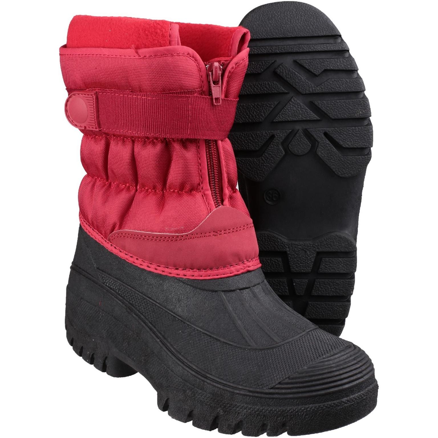 Cotswold Chase Touch Fastening and Zip up Winter Boot