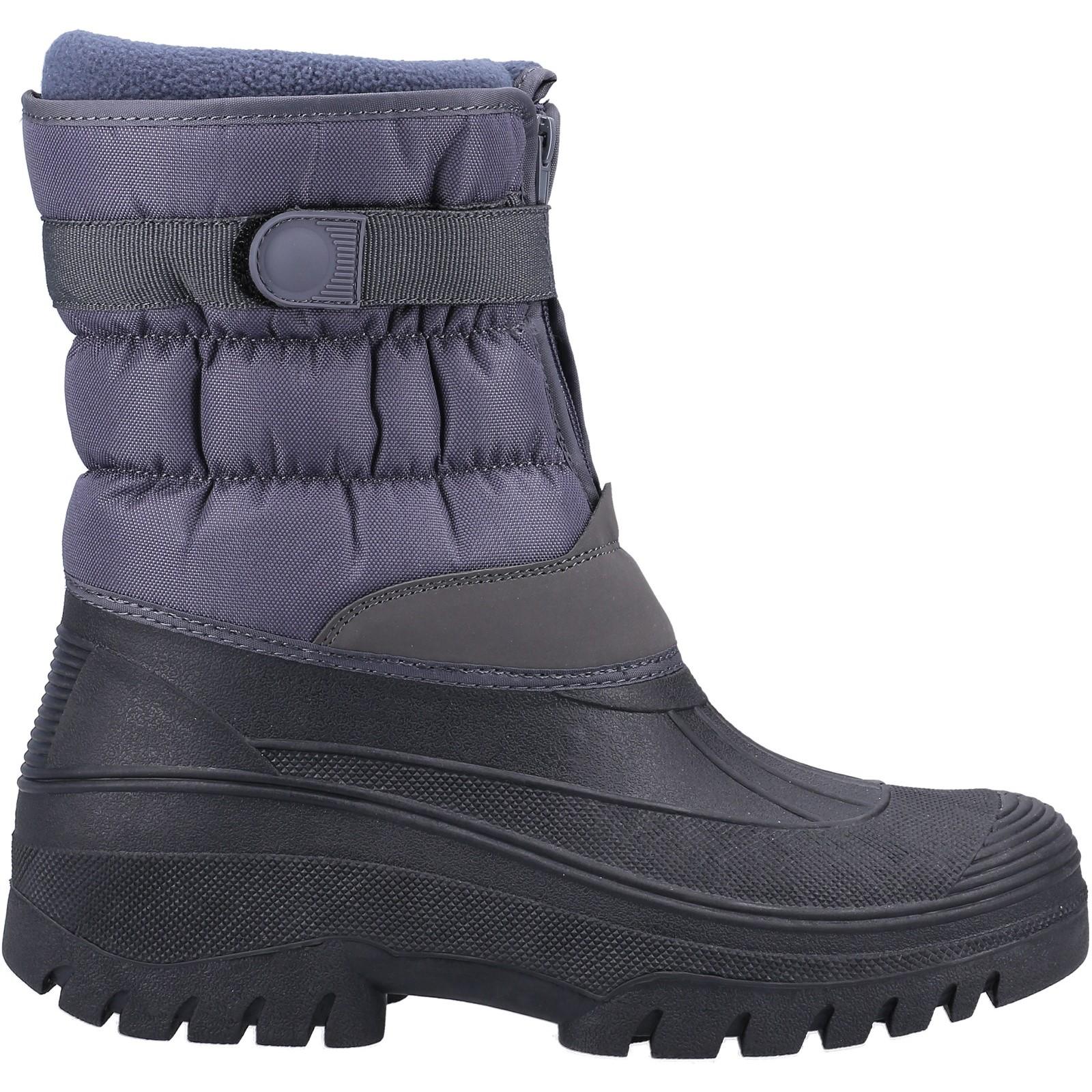 Cotswold Chase Touch Fastening and Zip up Winter Boot