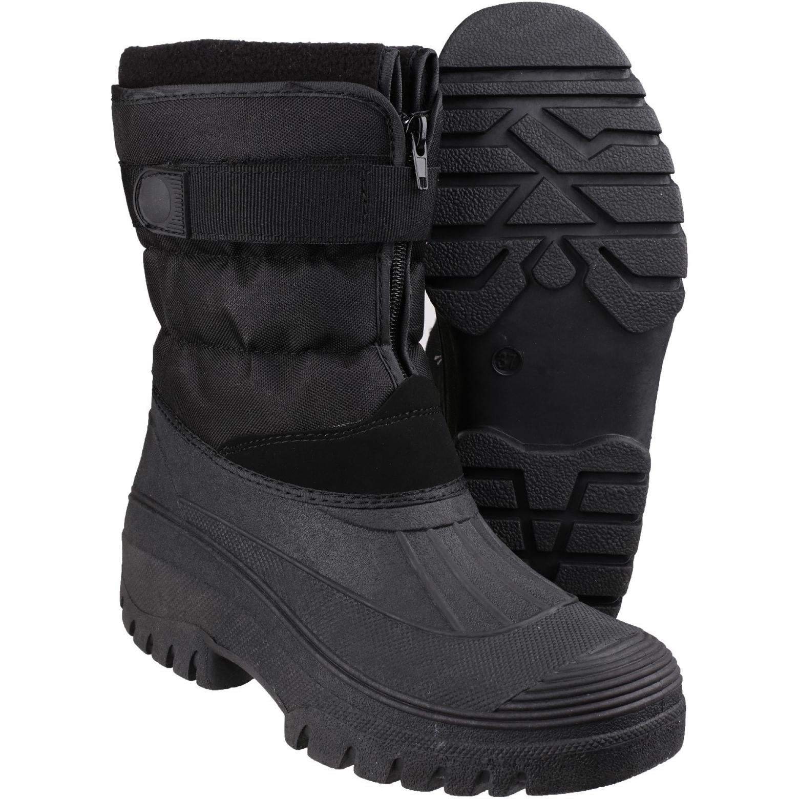 Cotswold Chase Touch Fastening and Zip up Winter Boot