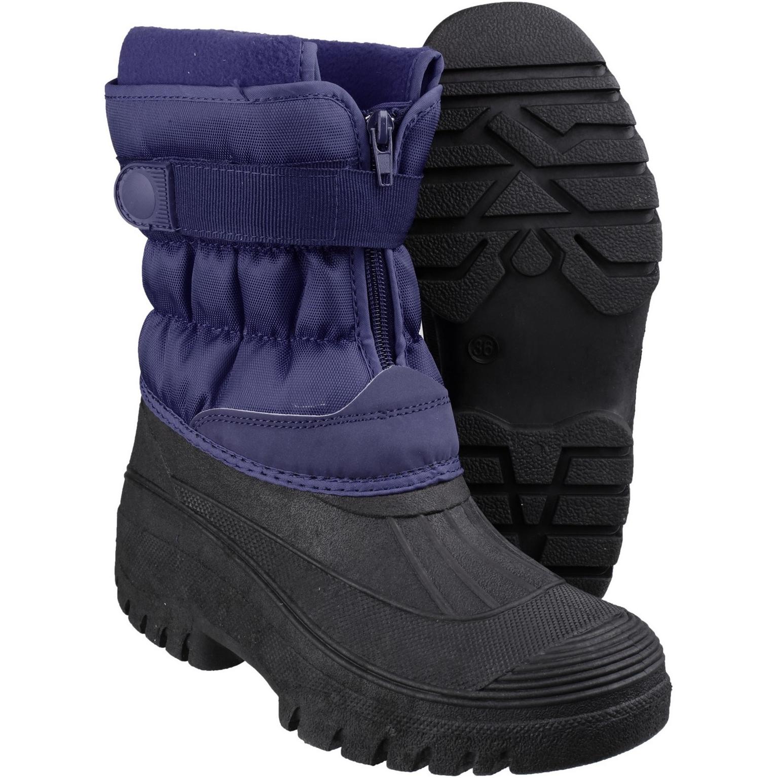 Cotswold Chase Touch Fastening and Zip up Winter Boot