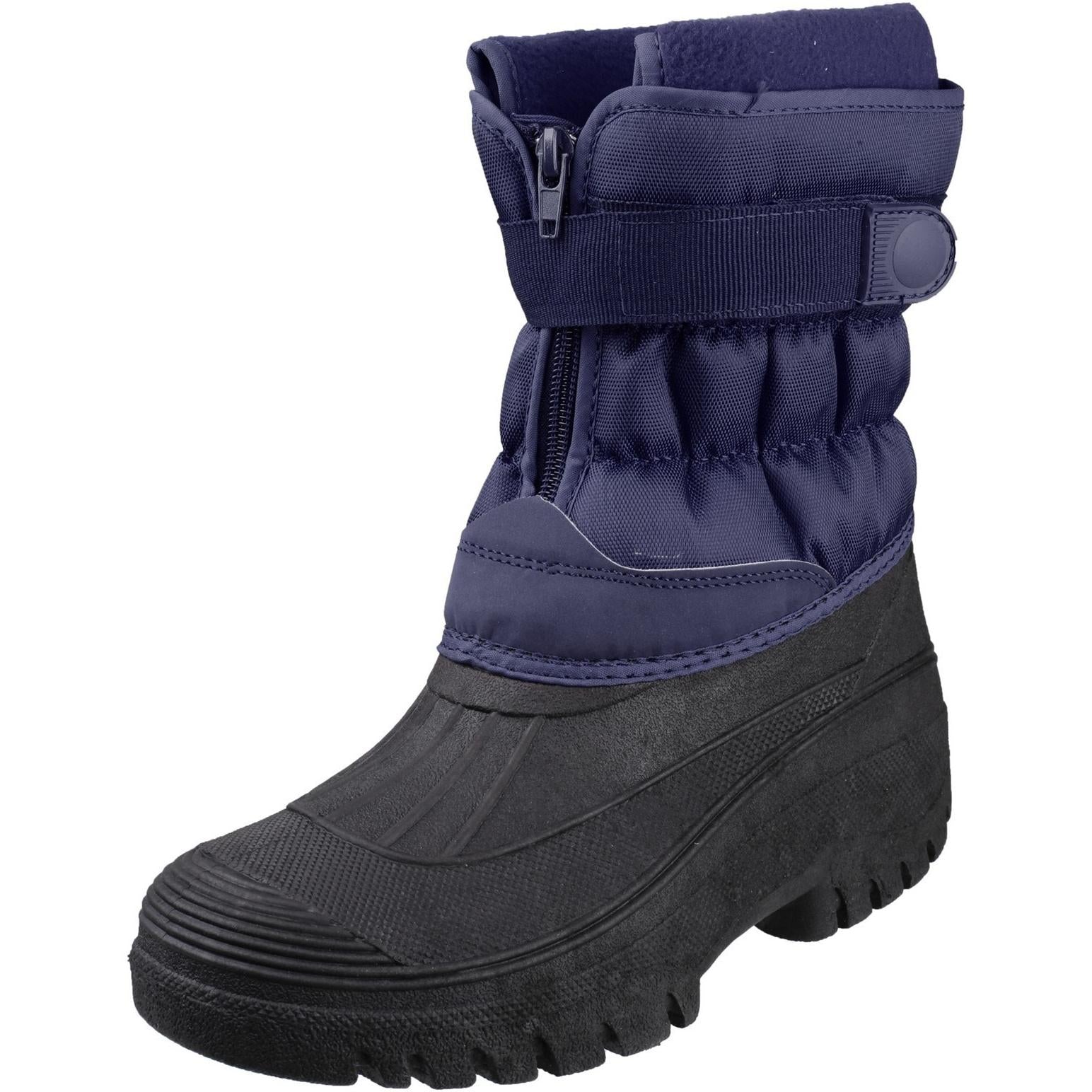 Cotswold Chase Touch Fastening and Zip up Winter Boot