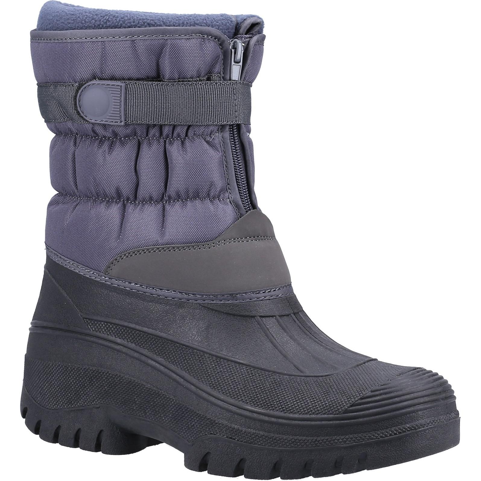 Cotswold Chase Touch Fastening and Zip up Winter Boot
