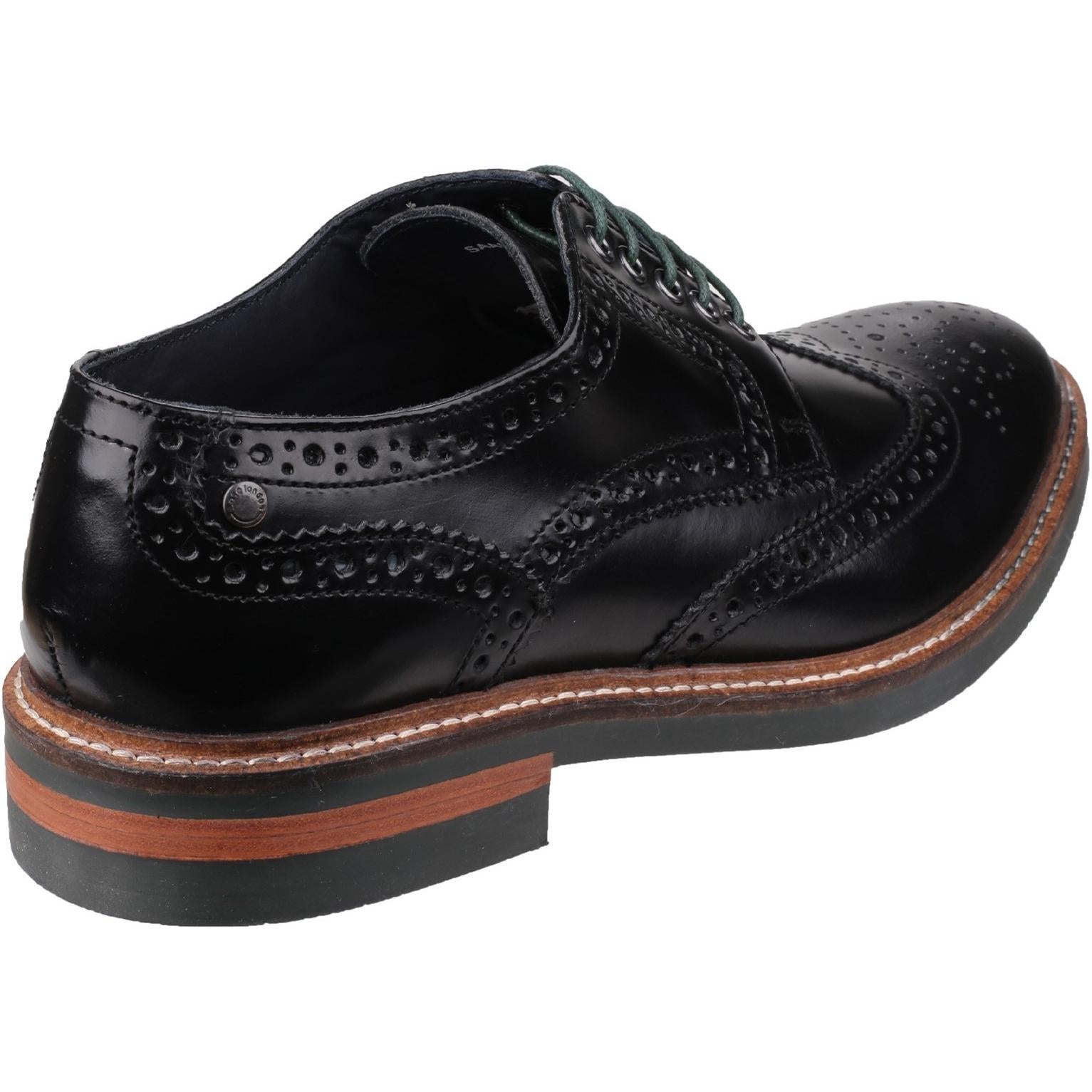Base London Woburn Hi-Shine Brogue Shoe