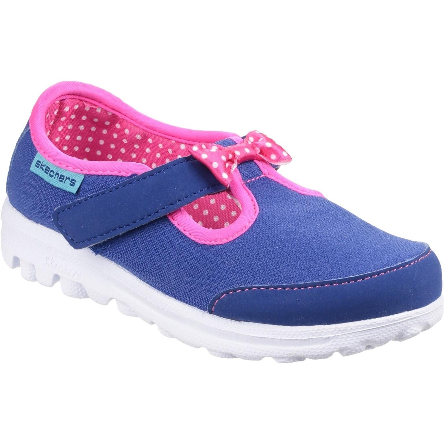 Skechers Go Walk - Bitty Bow Trainers