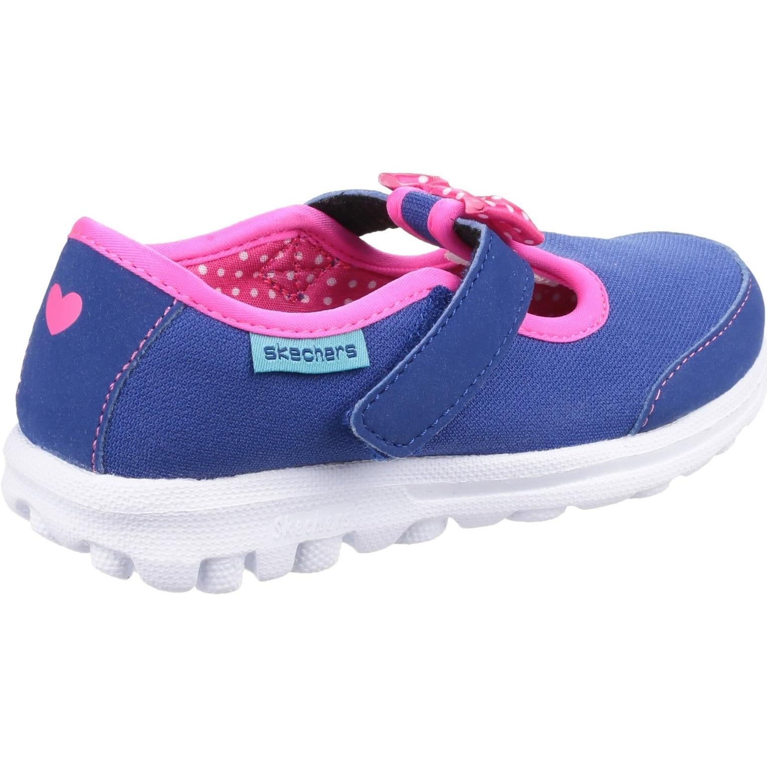 Skechers Go Walk - Bitty Bow Trainers