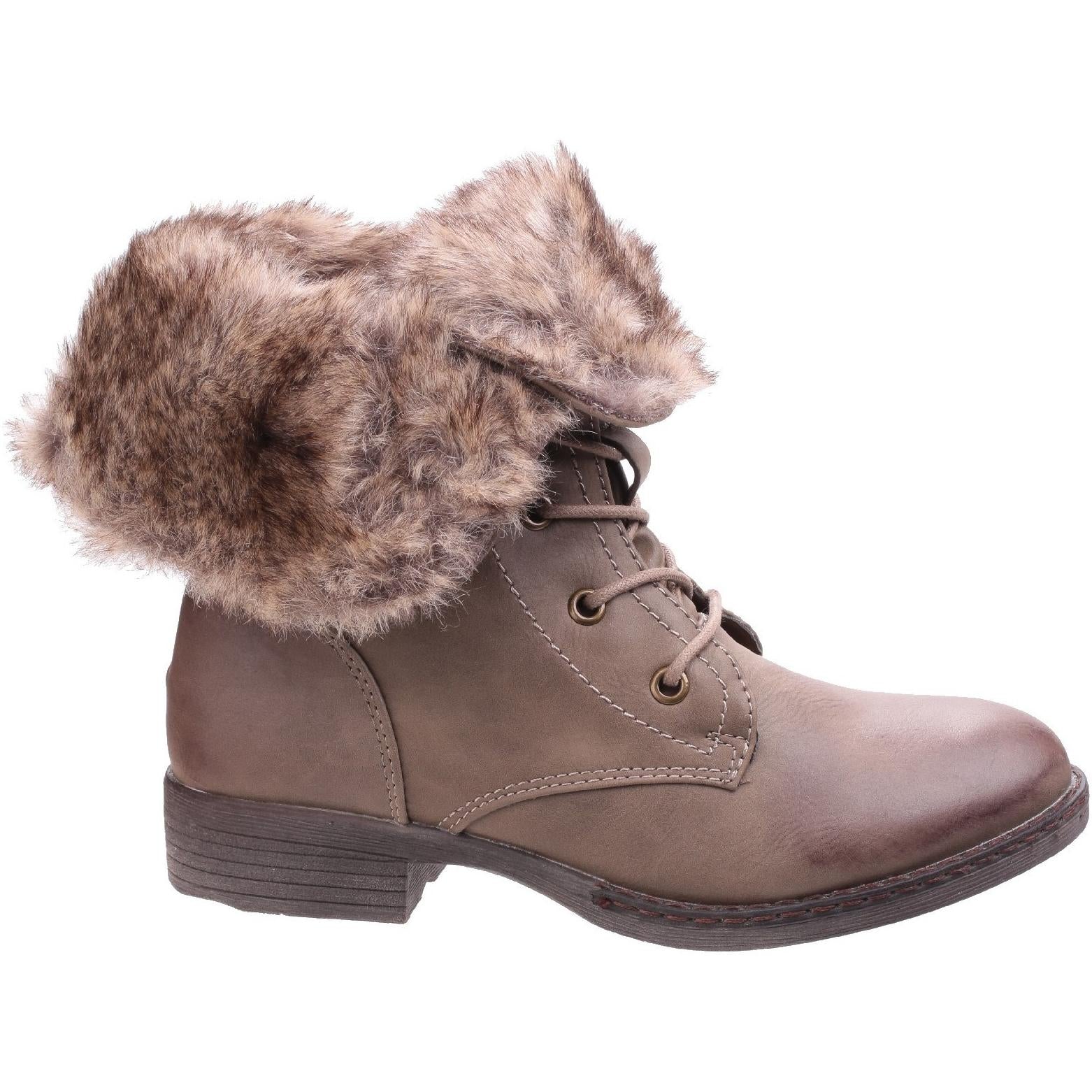 Divaz Leigh Lace Up Ankle Boot
