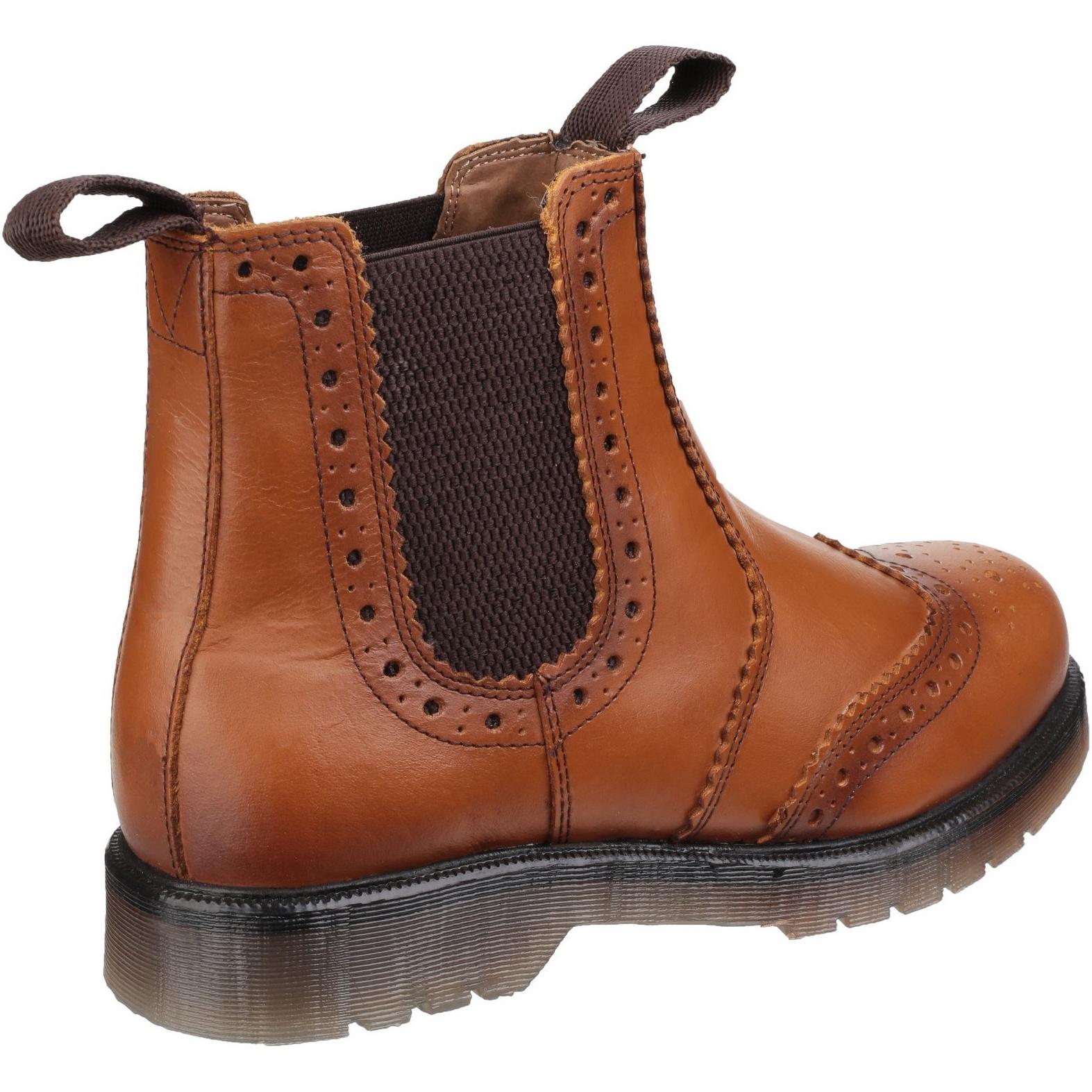 Amblers Dalby Pull On Brogue Boot