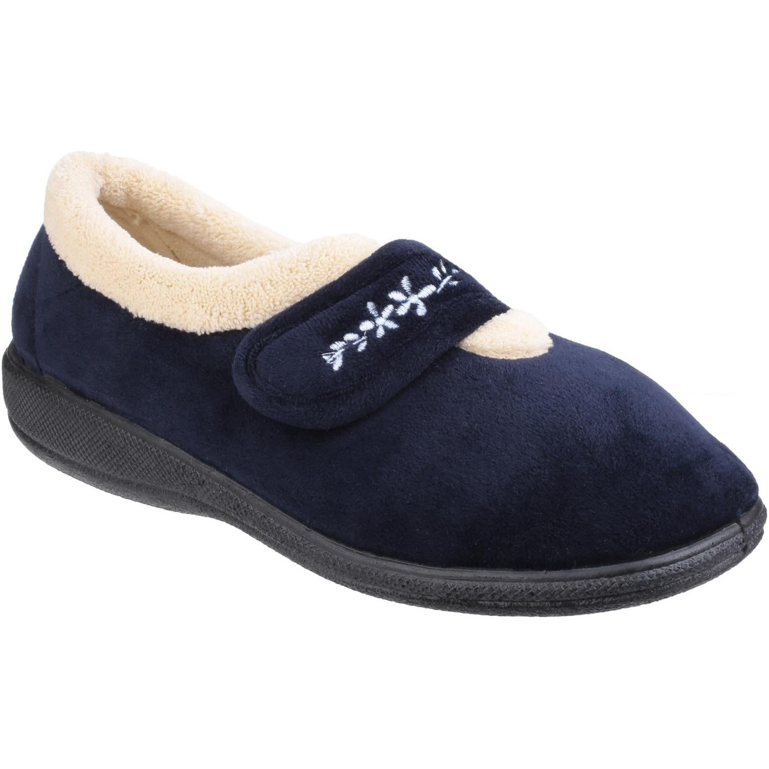 Fleet & Foster Capa Touch Fastening Memory Foam Slipper