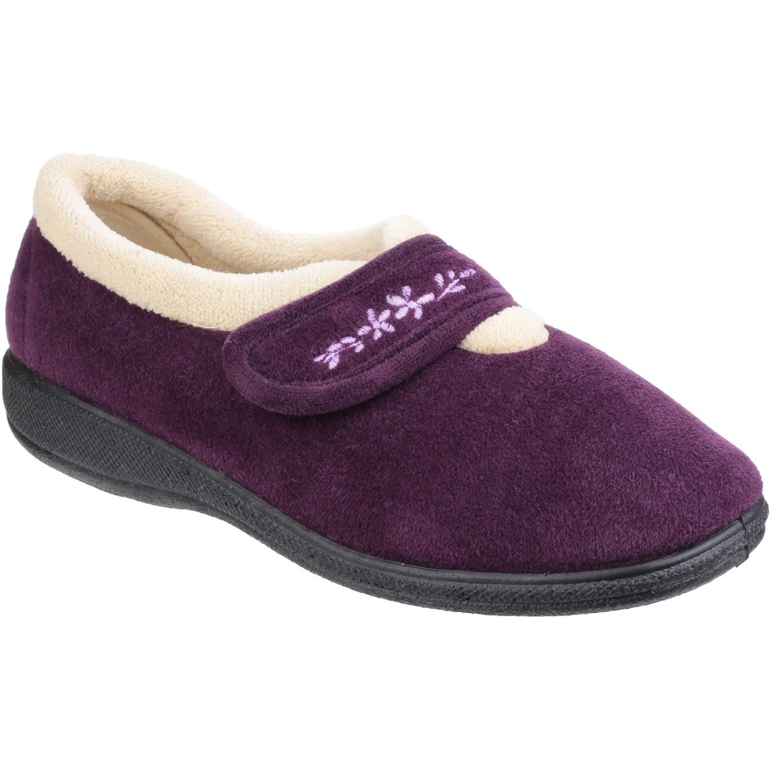 Fleet & Foster Capa Touch Fastening Memory Foam Slipper