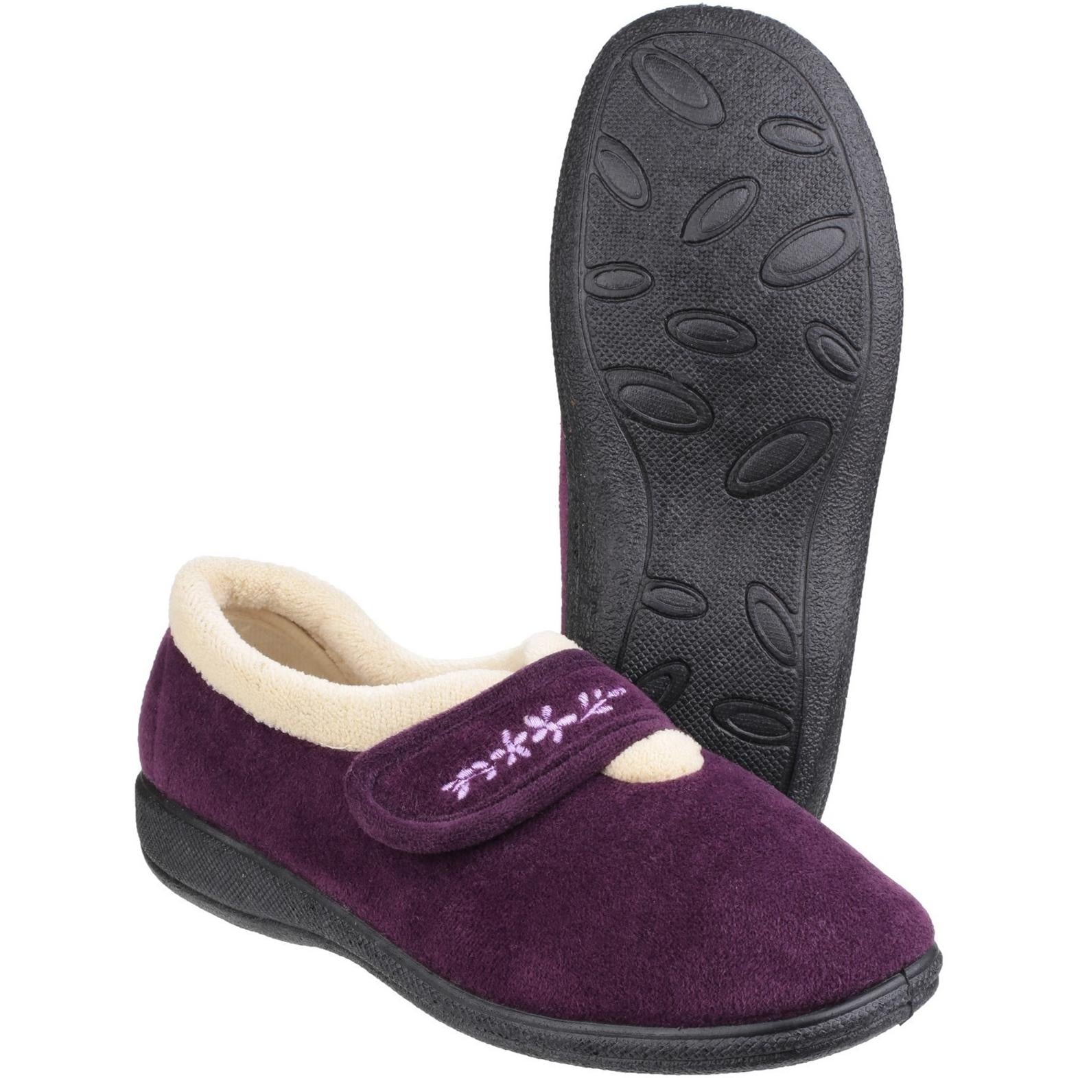 Fleet & Foster Capa Touch Fastening Memory Foam Slipper