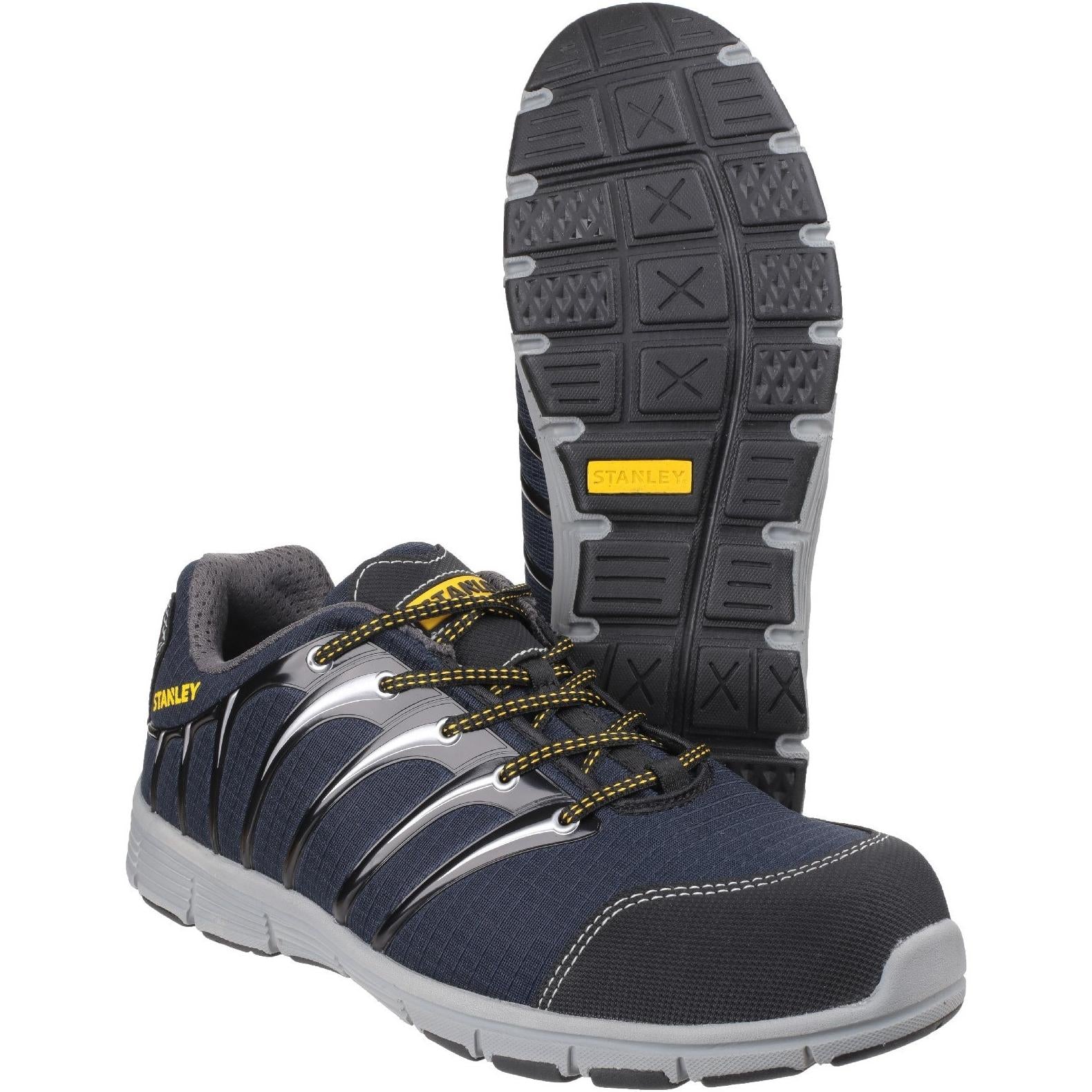 Stanley Globe Navy/Grey S1 P Sports Safety Trainer