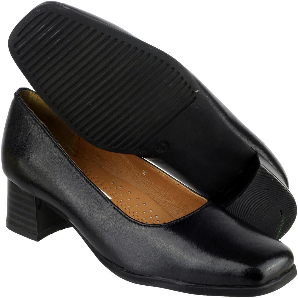 Amblers Walford Ladies Leather Court Heels