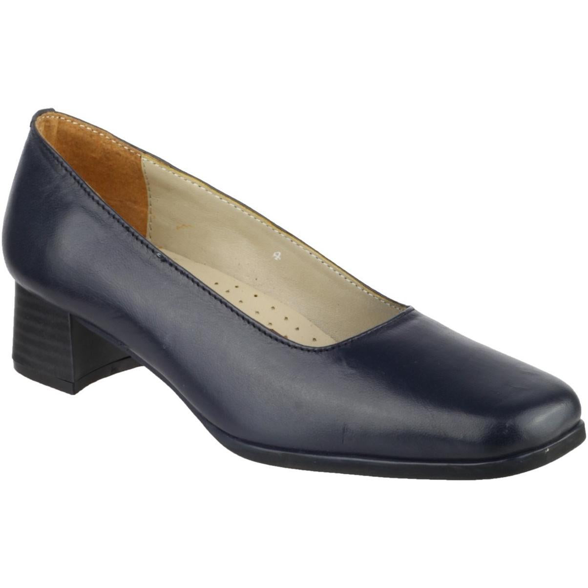 Amblers Walford Ladies Leather Court Heels