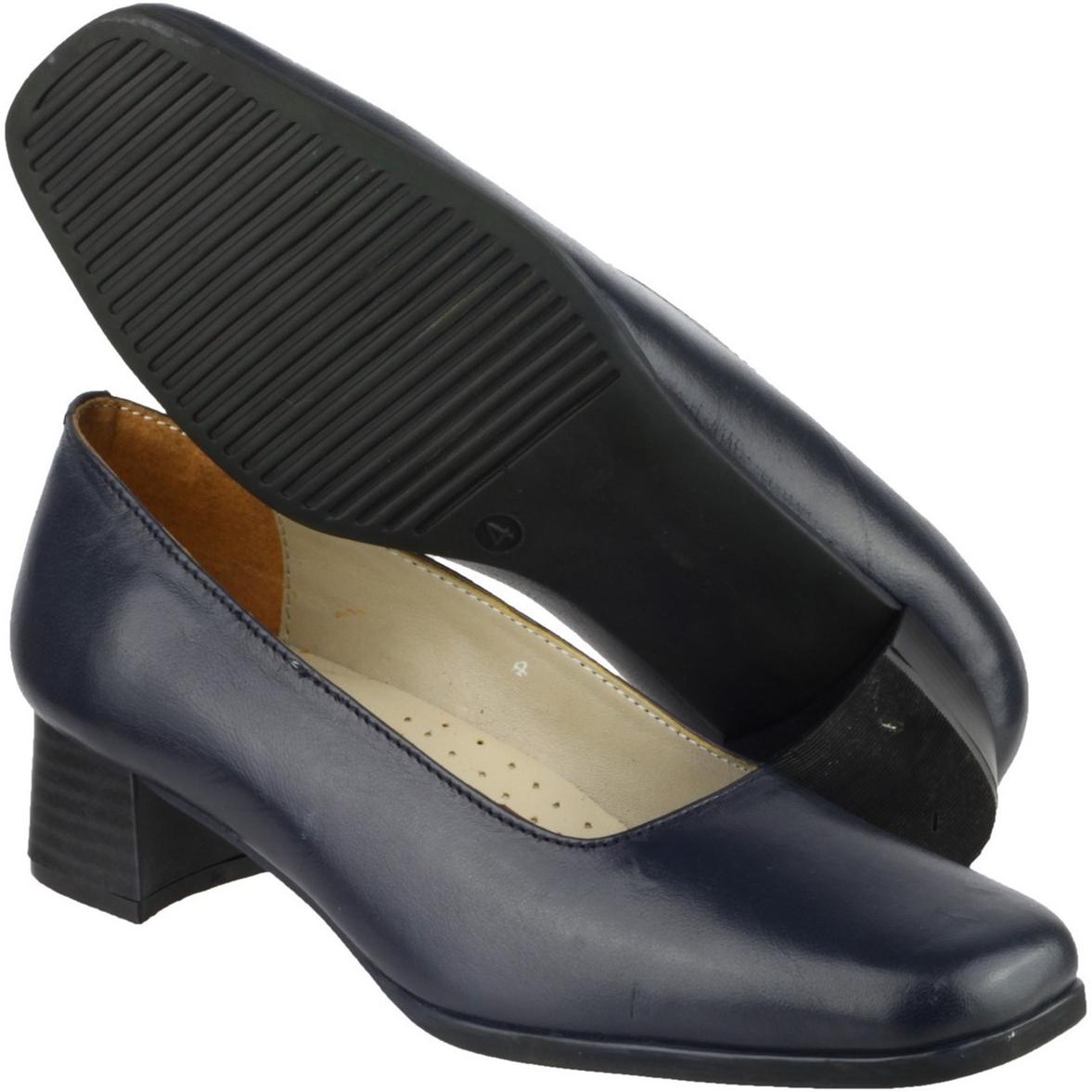Amblers Walford Ladies Leather Court Heels