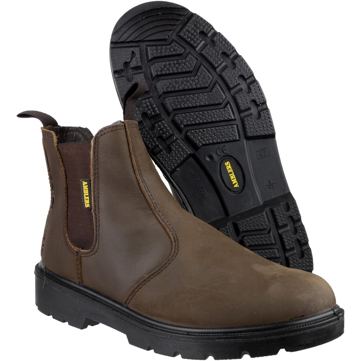 Amblers Safety FS128 Hardwearing Pull On Safety Dealer Boot