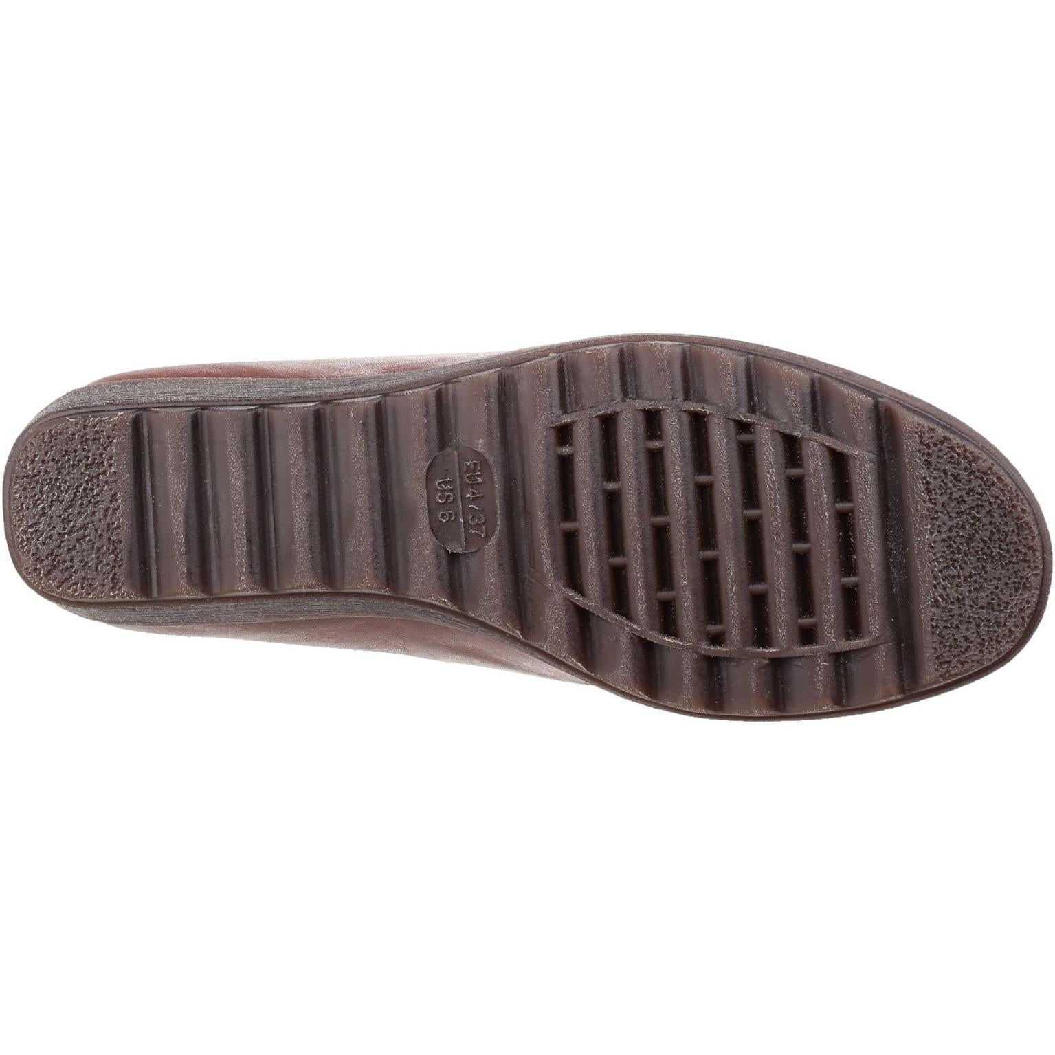 The Flexx Stretch Run Leather Flats