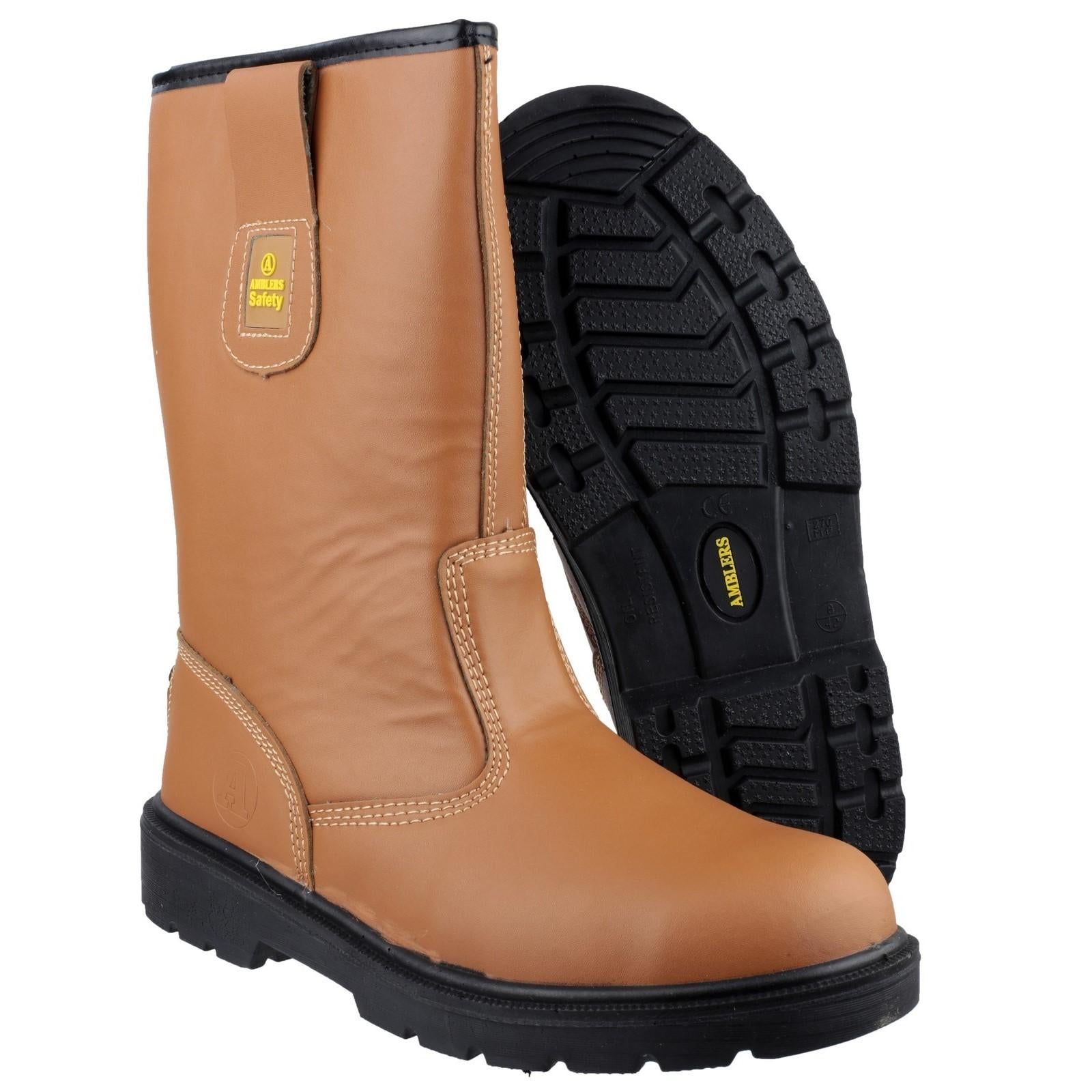 Centek FS124 Water Resistant Pull on Safety Rigger Boot