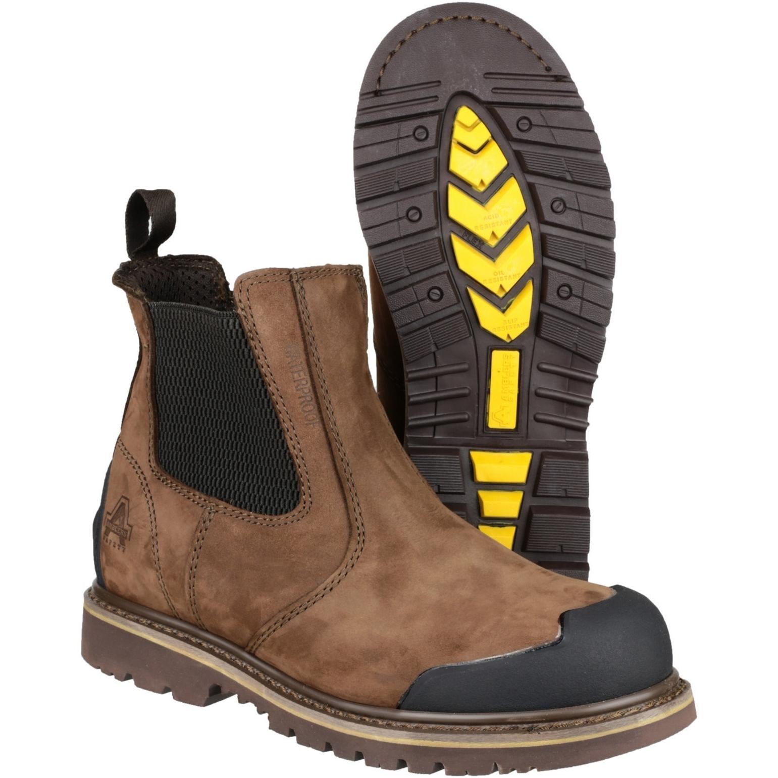 Amblers Safety FS225 Goodyear Welted Waterproof Pull On Chelsea Safety Boot