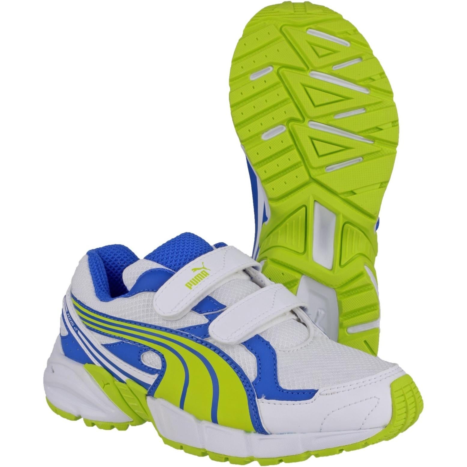 Puma Axis Mesh V2 Touch Fastening Boys Trainers