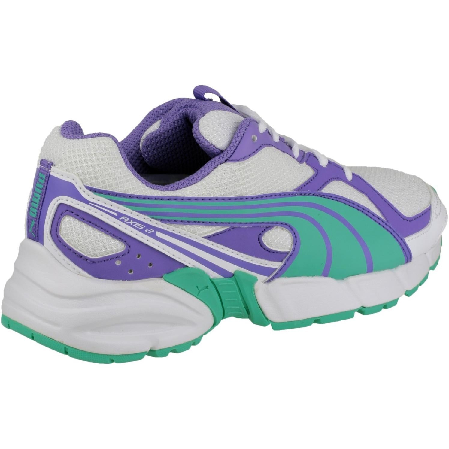 Puma Axis Mesh V2 Lace Up Boys Trainers