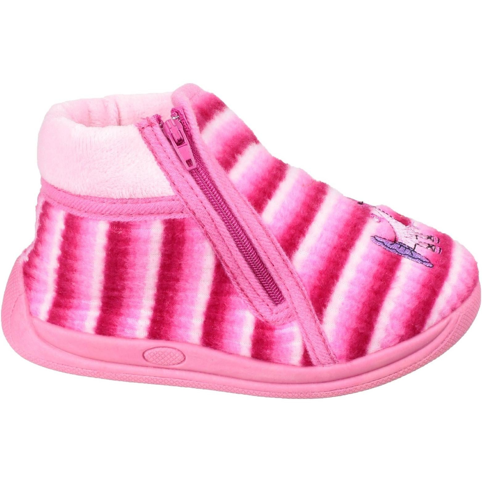 Mirak Safari Zip Up Bootie Slipper