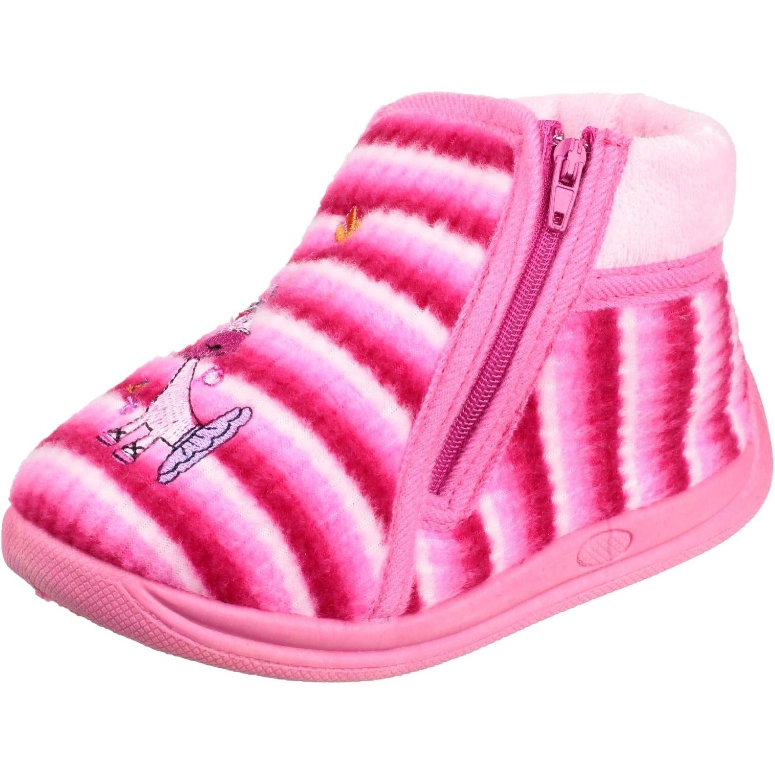 Mirak Safari Zip Up Bootie Slipper